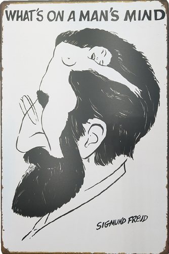 Whats on a Mans Mind - 20x30