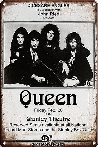 Queen - Stanley Theatre - 30x40