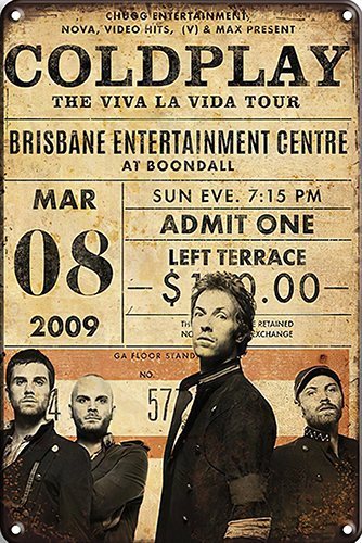 Coldplay - 30x40