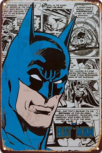 Batman Face Comic - 20x30