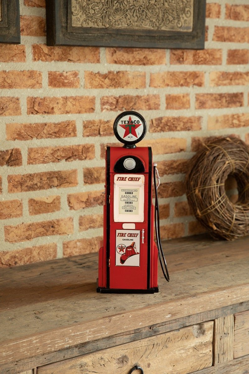 Miniatuur - Texaco Benzinepomp - deur (opbergen)
