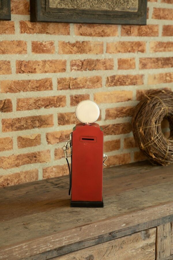 Miniatuur - Benzinepomp - Rood-Groen - Gasoline (spaarpot) - Afbeelding 2