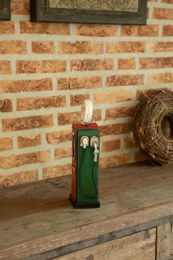 Miniatuur - Benzinepomp - Rood-Groen - Gasoline (spaarpot) - Afbeelding 3