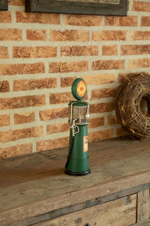 Miniatuur - Retro Benzinepomp - groen - Afbeelding 4