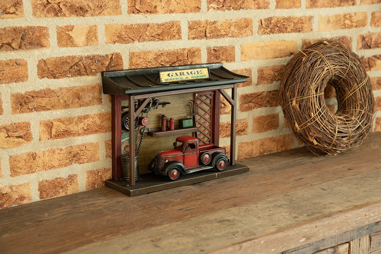 Miniatuur - Garage met Truck