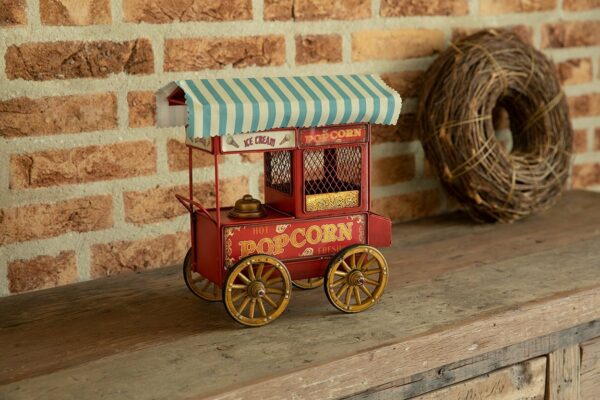 Miniatuur - Popcorn- ijscokar - 4 wielen - Afbeelding 3