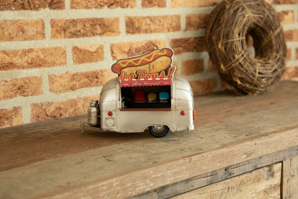 Miniatuur - Retro Hot Dog Camper - Kraam - Afbeelding 2