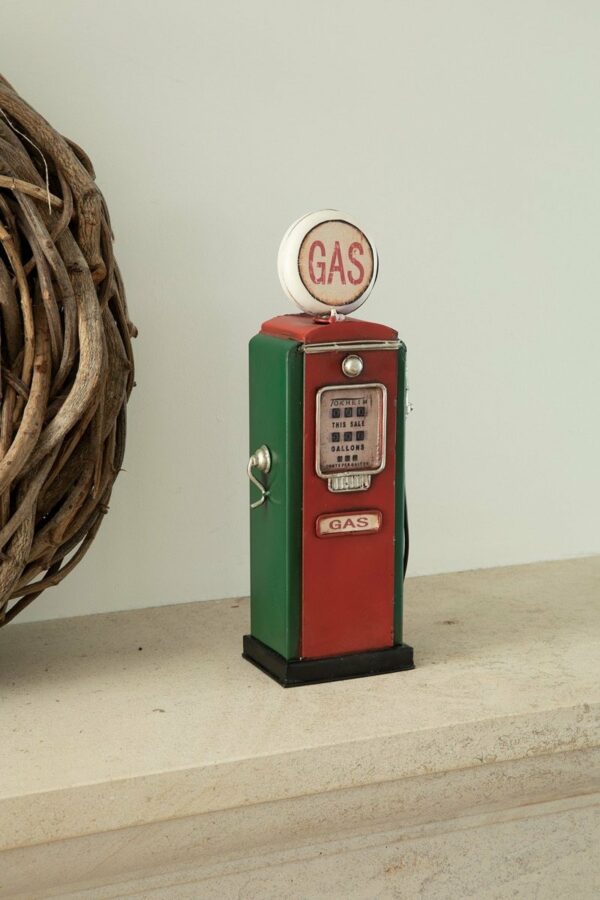 Miniatuur - Benzinepomp - Rood-Groen - Gasoline (spaarpot) - Afbeelding 4