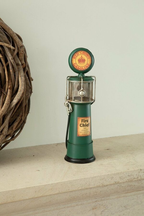 Miniatuur - Retro Benzinepomp - groen - Afbeelding 7