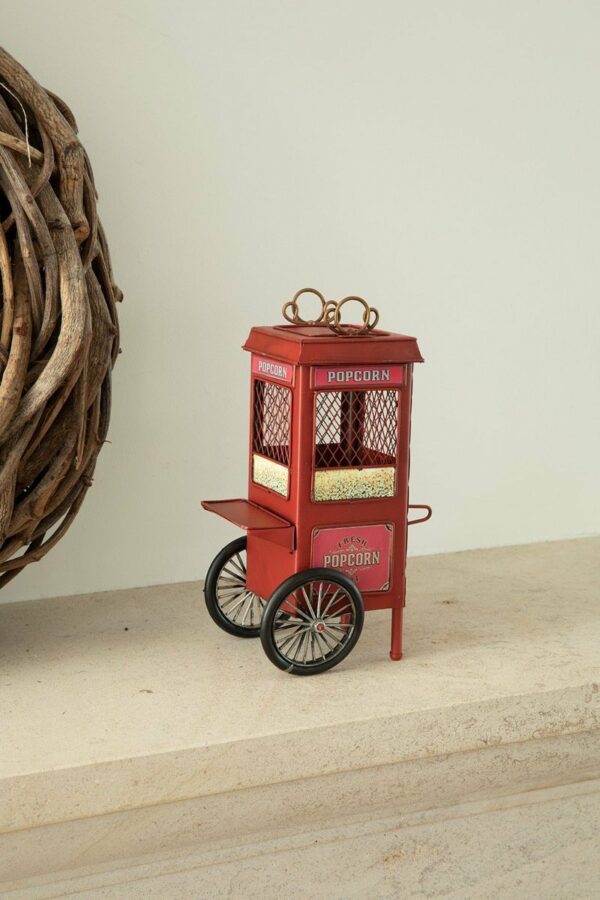 Miniatuur - Popcorn wagen - 2 wielen (spaarpot) - Afbeelding 5