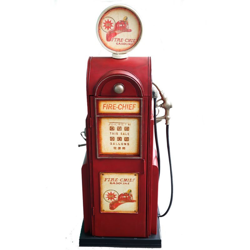 Texaco Fire Chief Benzinepomp - 123H - deur (kast - opbergen)