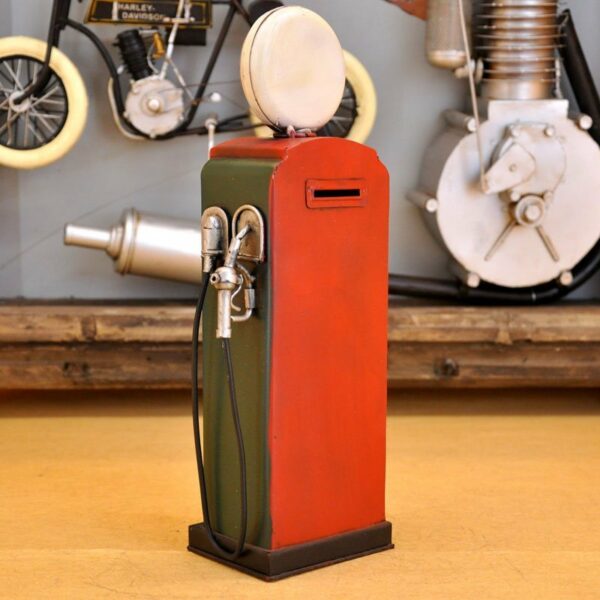 Miniatuur - Benzinepomp - Rood-Groen - Gasoline (spaarpot) - Afbeelding 10