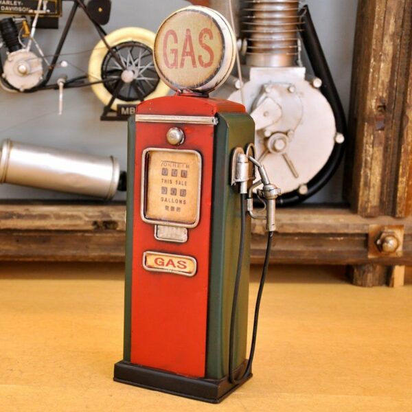 Miniatuur - Benzinepomp - Rood-Groen - Gasoline (spaarpot) - Afbeelding 11