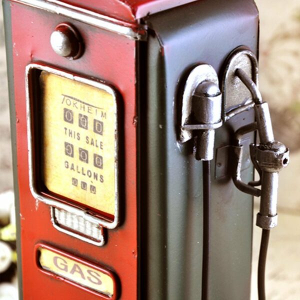 Miniatuur - Benzinepomp - Rood-Groen - Gasoline (spaarpot) - Afbeelding 12