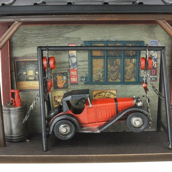 Miniatuur - Garage met Hot Rod Auto - Afbeelding 10