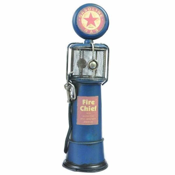Miniatuur - Retro Benzinepomp - blauw - Afbeelding 5