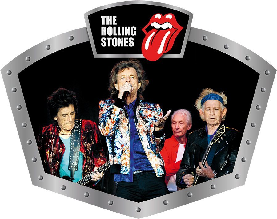 Rolling  Stones - Music Shield - logo on Top