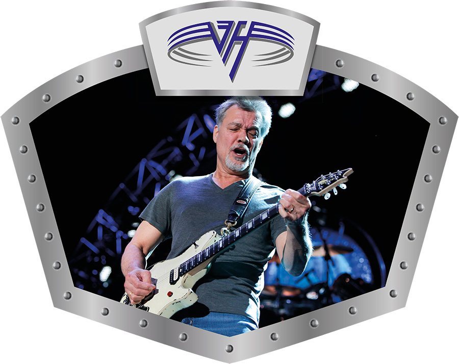 Eddie van Halen - Music Shield - logo on Top