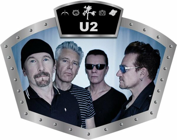 U2 - Icons - Music Shield - logo on Top