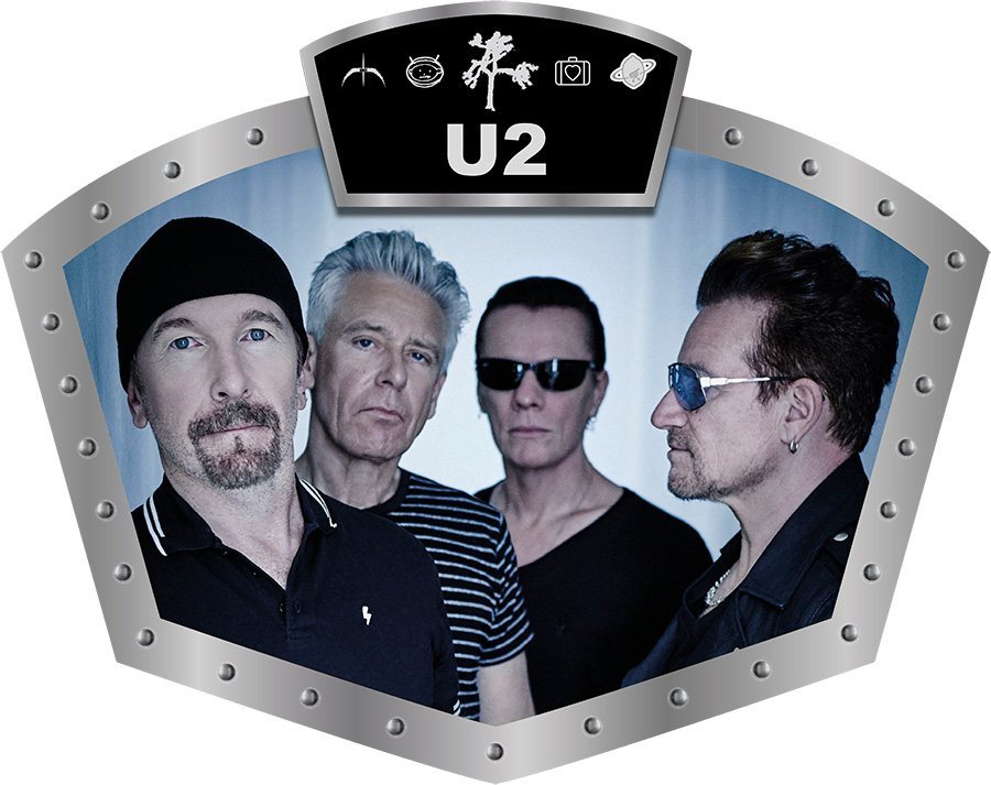 U2 - Icons - Music Shield - logo on Top