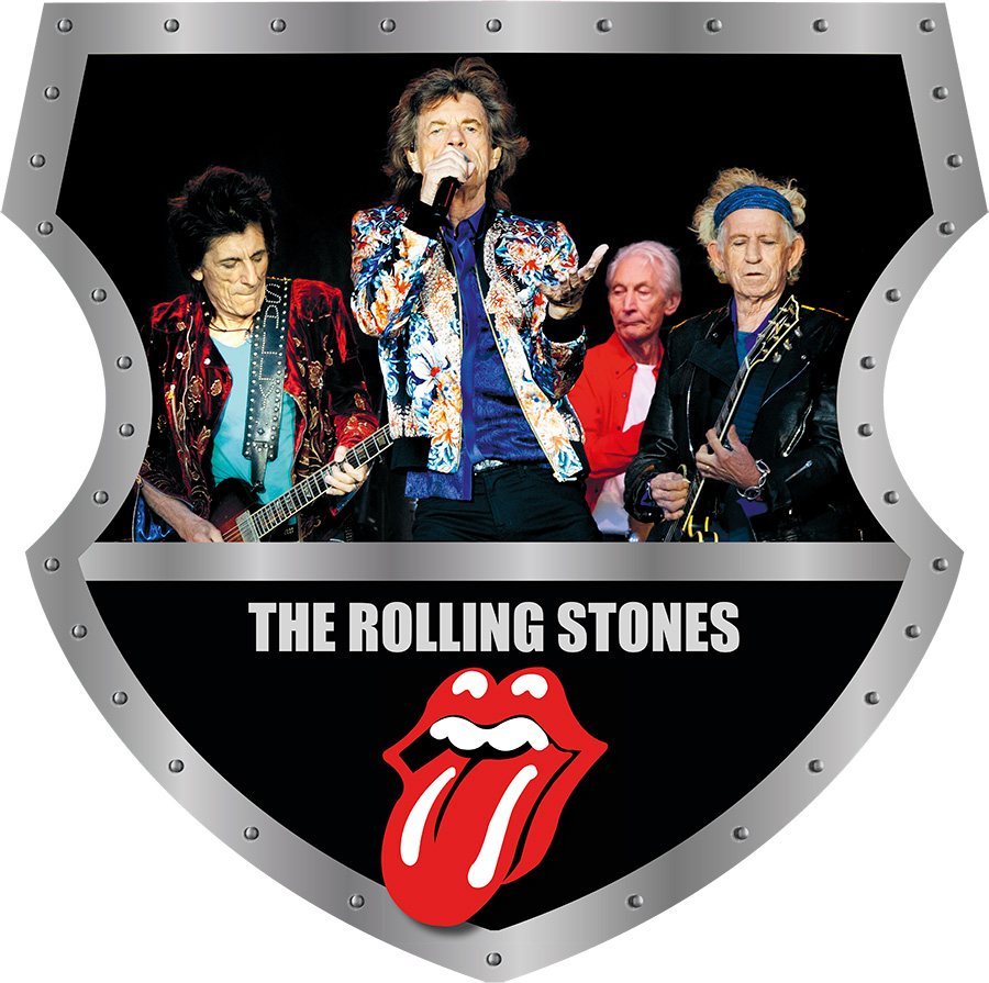 Rolling Stones - Music Shield - Straight Top