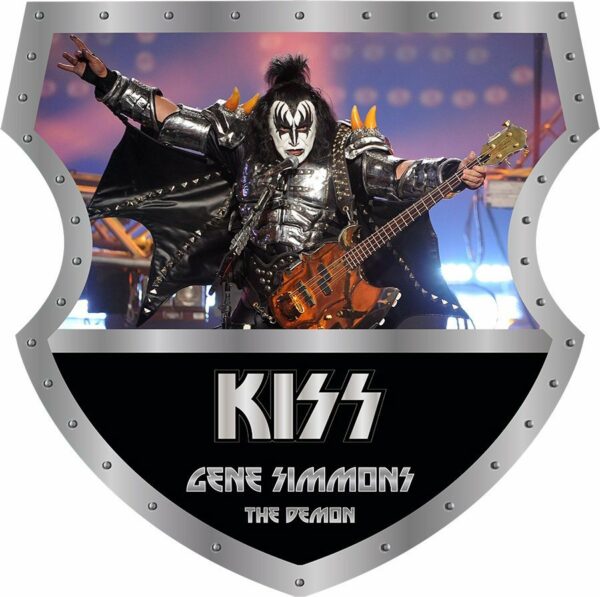 Gene Simmons - Kiss - Music Shield - Straight Top