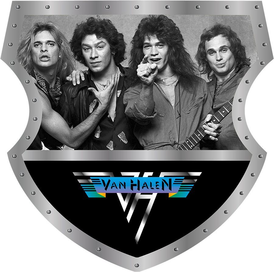 Van Halen - Music Shield - Straight Top
