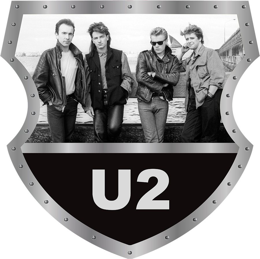 U2 - Early Years - Music Shield - Straight Top