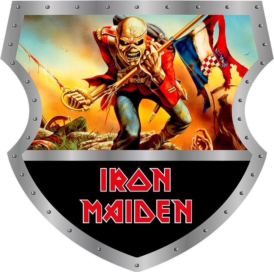 Iron Maiden - Music Shield - Straight Top