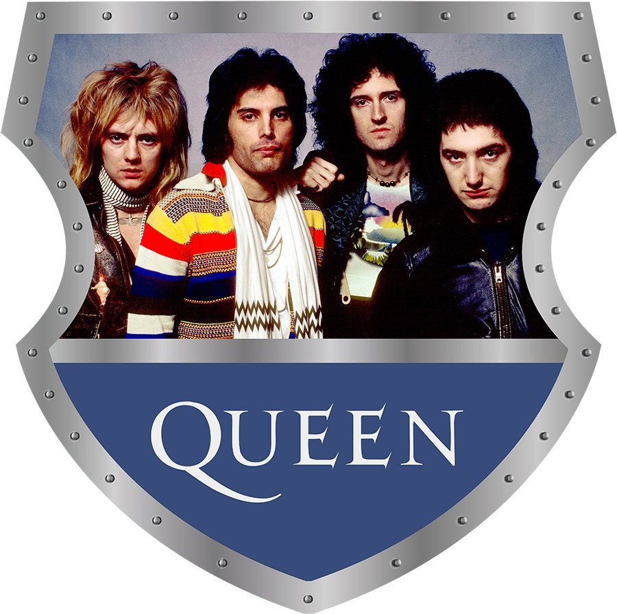 Queen - Music Shield - Straight Top