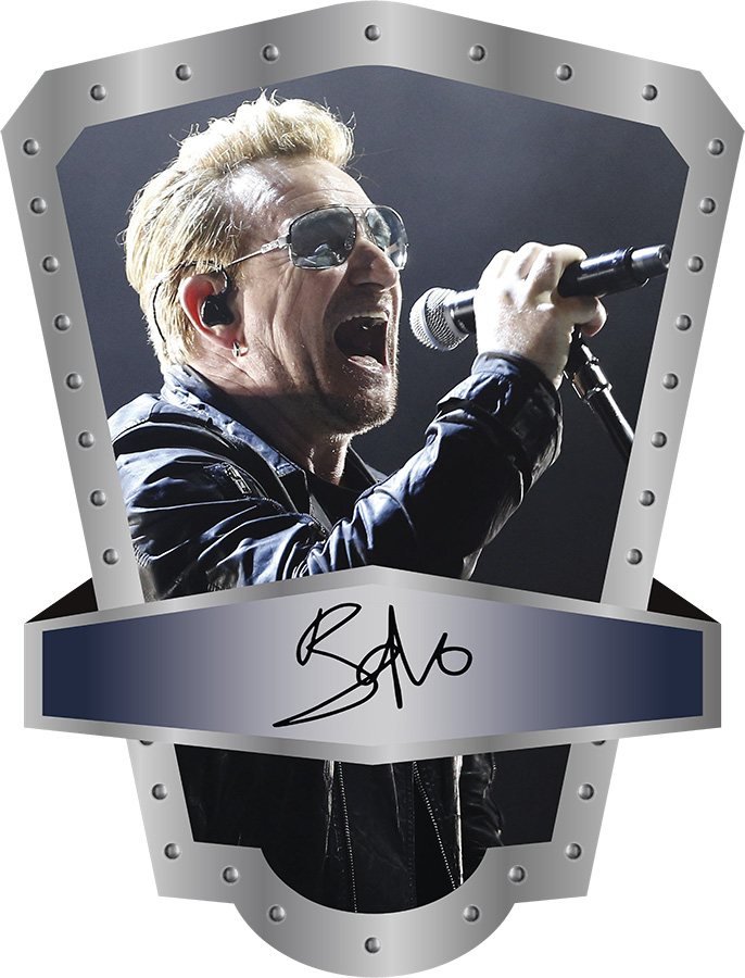 U2 - Bono - Music Shield High