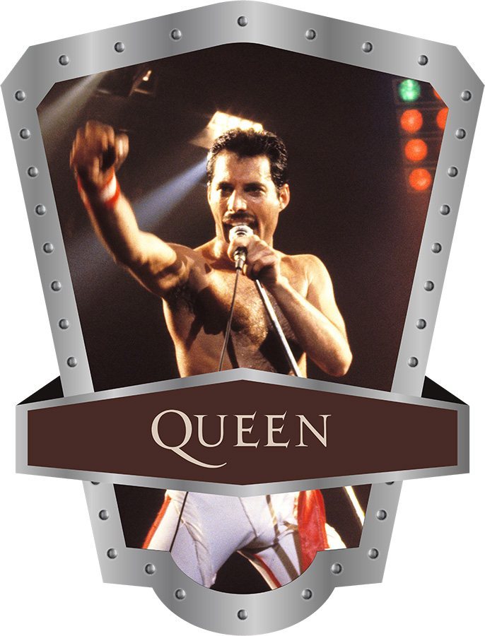 Queen - Freddy Mercury - Music Shield High