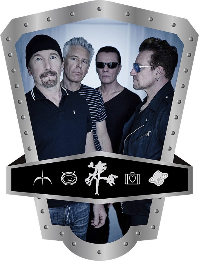 U2 - Icons - Music Shield High