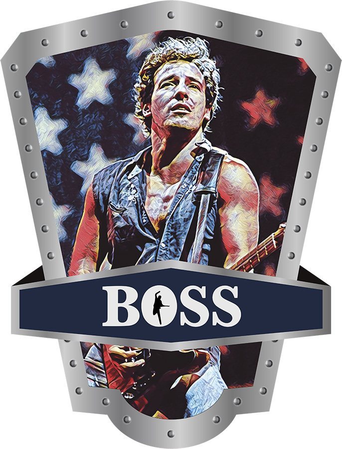 Bruce Springsteen - The Boss - Music Shield High