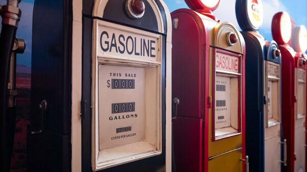 Benzinepomp - kast - reproductie Route 66 - Afbeelding 14