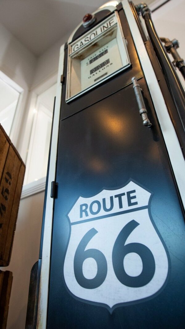 Benzinepomp - kast - reproductie Route 66 - Afbeelding 9