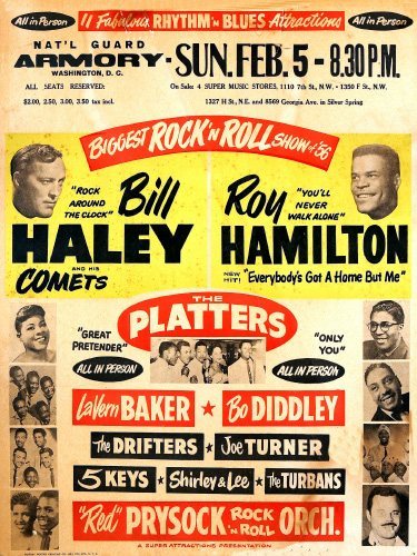 Bill Haley and The Platters - 30x40