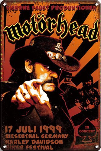 Lemmy Motorhead - Harley Davidson Festival - 30x40