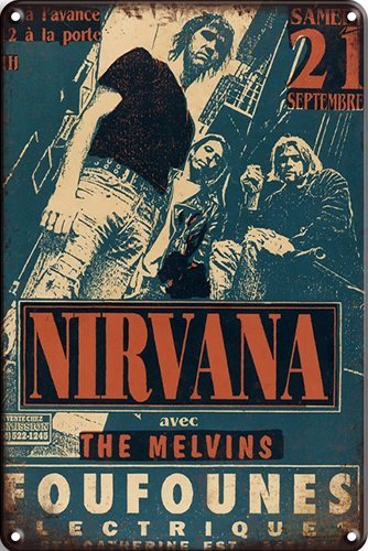 Nirvana - Foufounes - 30x40