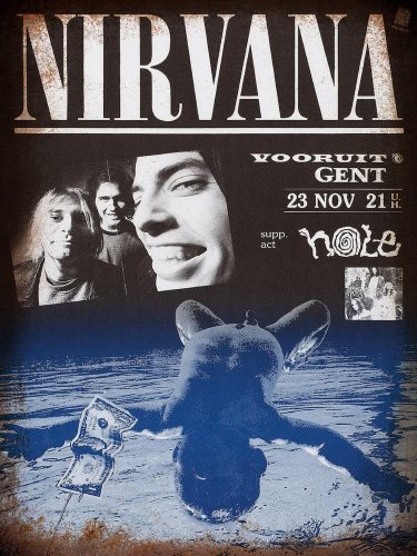 Nirvana - Gent Belgium - 30x40