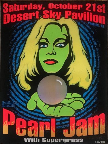 Pearl Jam - Desert Sky Pavilion - 30x40