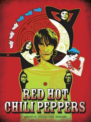 Red Hot Chili Peppers - Stanford - 30x40