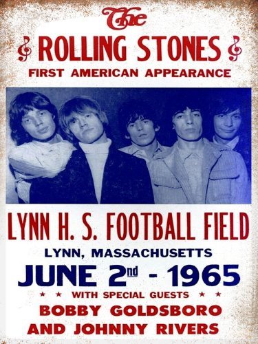 Rolling Stones - Massachusetts 1965 - 30x40