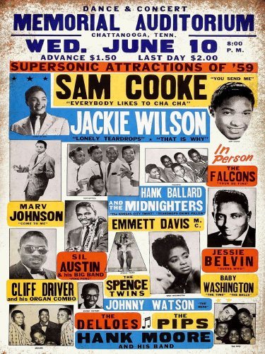 Sam Cooke & Jackie Wilson - 30x40