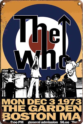 The Who - Boston - 30x40