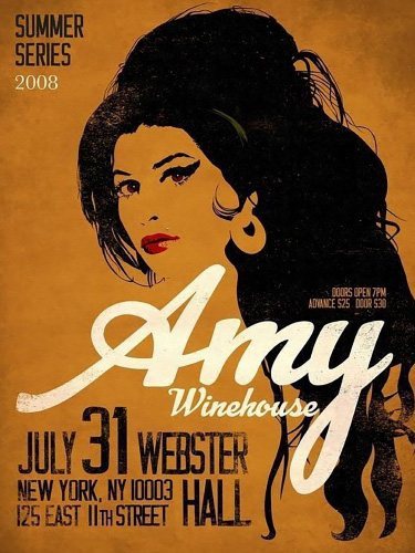 Amy Winehouse - 20x30 cm