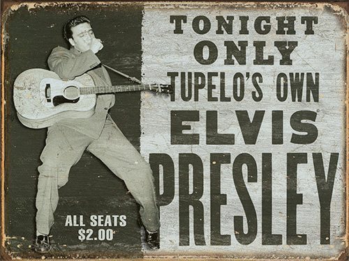 Elvis Presley - Tonight Only - Tupelo - 20x30 cm