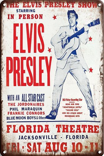Elvis Presley - Florida Theatre - 20x30 cm