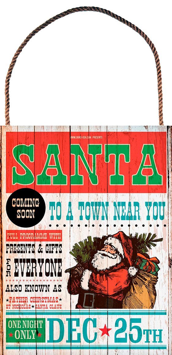 Santa - Hanger aan touw