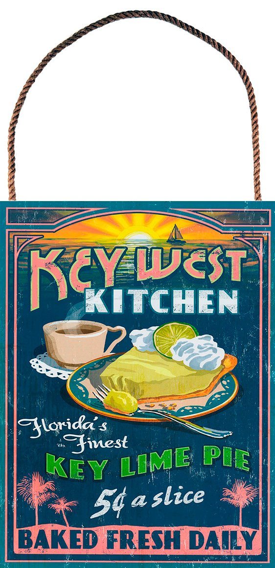 Key West - Lime Pie - Hanger aan touw